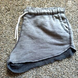Colsie Grey Jogger Sweat Shorts Size XS with‎ drawstring